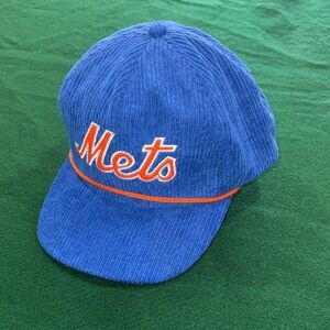 MLB Blue Mets Corduroy Cap